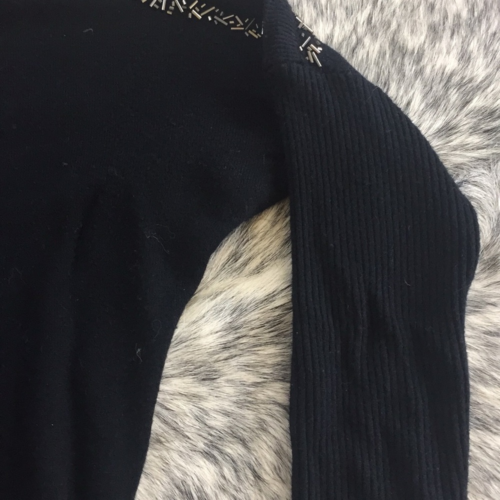 BCBG Cold Shoulder Sweater - Picture 4 of 6